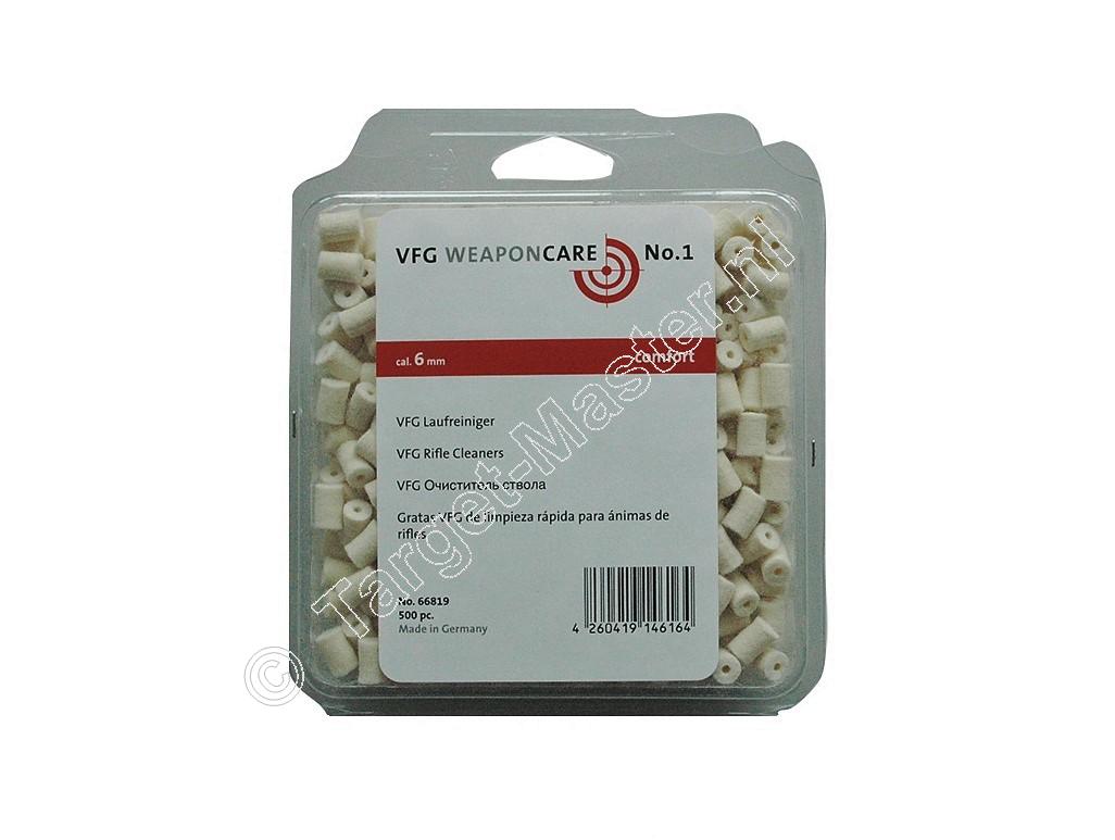 VFG Barrel Cleaners 6mm package of 500